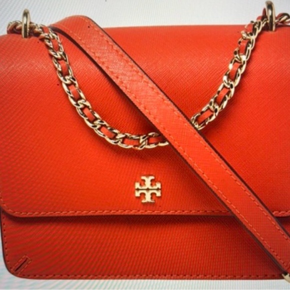 Tory Burch Vibrant Red-Orange Crossbody Bag - Picture 1 of 7